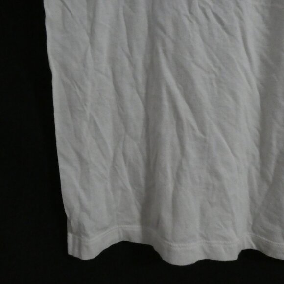 FOREVER 21 | small | White Short Sleeve V-Neck Tee / T-Shirt | Preloved - Picture 11 of 12